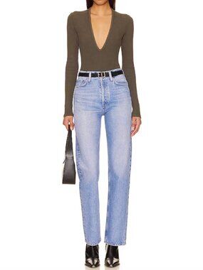 AGOLDE '90s Pinch Waist High Waist Straight Leg Jeans (Infinite) - Size: 27